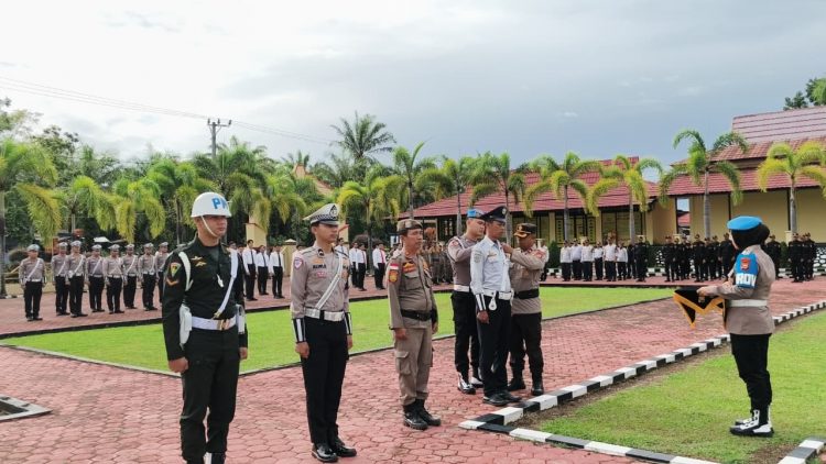 Gelar Pasukan Operasi Zebra Nala 2025: Polres Mukomuko Fokus Tekan Pelanggaran dan Fatalitas Kecelakaan