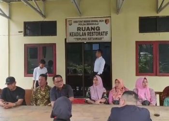 Restorative Justice: Remaja Selubuk Jadi Korban Pengeroyokan di Bengkulu Tengah, Pelaku Kena Sanksi Sosial