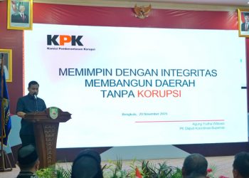 KPK: Kasus Korupsi di Bengkulu Banyak Muncul di Google, Helmi Hasan Minta Kepala Daerah Lakukan Perbaikan Nyata