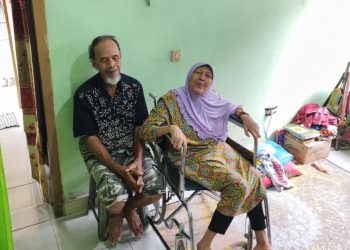 Tali Asih Polri, Lansia di Pagar Dewa Dapat Kursi Roda dari Polsek Selebar Kota Bengkulu