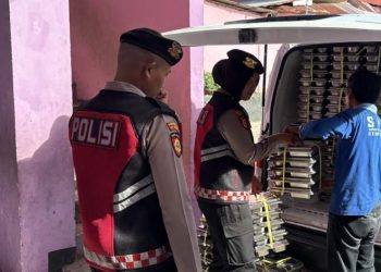 Ditsamapta Polda Bengkulu Gelar Patroli Dialogis dan Kawal Pendistribusian MBG