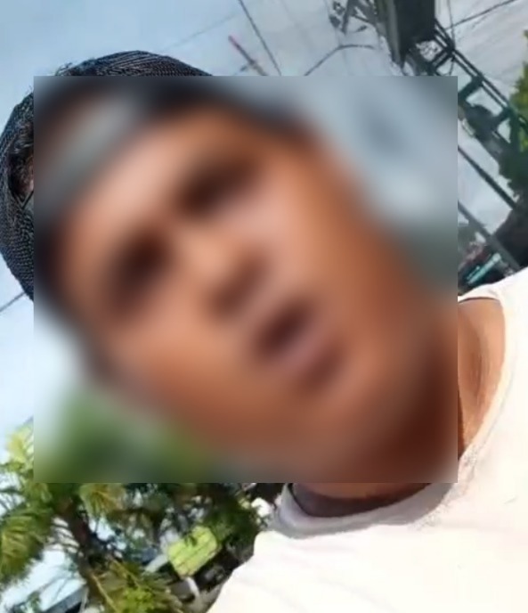 Foto Terduga Pembakar Pasar Karmia Jaya di Simpang Kandis Bengkulu Viral