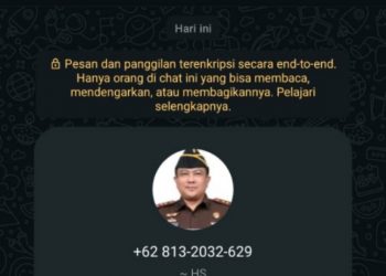 Waspada Pelaku Penipuan Catut  Nama Aspidsus Kejati Bengkulu Lagi Gentayangan
