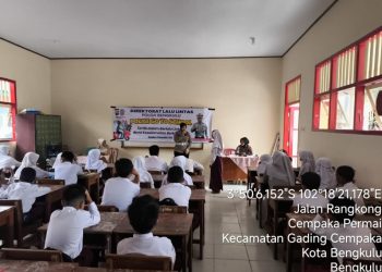 Ditlantas Polda Bengkulu Gelar Police Go To School, Edukasi Keselamatan Lalu Lintas