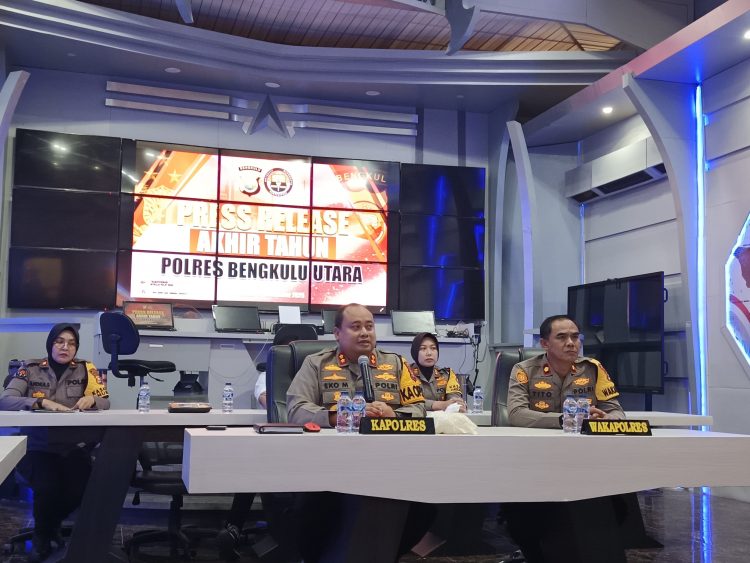Catatan Akhir Tahun 2025 Polres Bengkulu Utara: Kriminalitas Naik