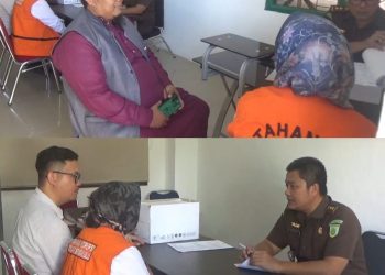 Pelimpahan 2 Tersangka Mantan Pegawai PT Pos Bengkulu ke Jaksa Penuntut Umum