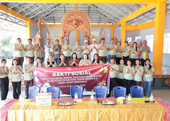 Bakti Sosial Persatuan Doa Era Et Labora Kejati Bengkulu
