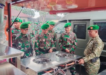 Korem 041/Gamas Gelar Apel Kesiapsiagaan Hadapi Hidrometeorologi, Dapur Umum Disiagakan