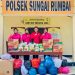 Polsek Sungai Rumbai dan Bhayangkari Buka Posko Donasi untuk Korban Bencana Sumbar