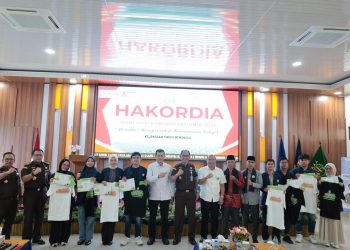 Ratusan Mahasiswa Ikuti Kuliah Umum Hari Anti Korupsi Sedunia 2025 yang Diselenggarakan Kejati Bengkulu