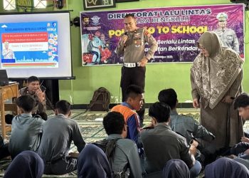 Ditlantas Polda Bengkulu Gelar Police Go To School di SMA Negeri 7 Kota Bengkulu