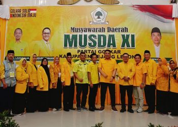 Aklamasi, Wahono Kembali Pimpin DPD II Golkar Rejang Lebong