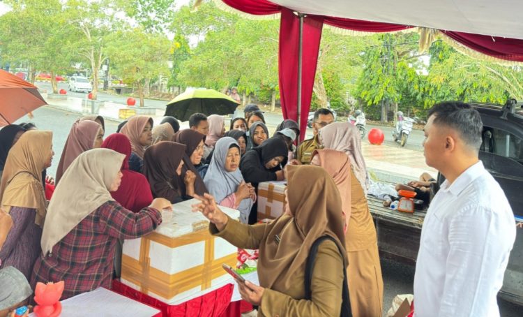 Ditreskrimsus Polda Bengkulu Gelar Pasar Murah Jelang Natal dan Tahun Baru 2025
