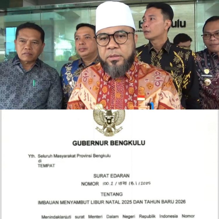 Isi Surat Imbauan Sambut Libur Nataru dari Gubernur Helmi Hasan