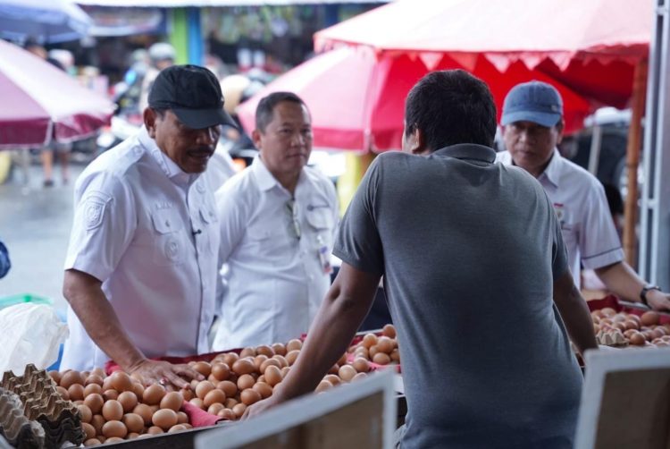 Wagub Mian Sidak Pasar Panorama, Harga Sejumlah Komoditi Naik