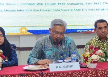BNNP Bengkulu Klaim Proteksi 42 Ribu Jiwa Sepanjang Tahun 2025 dari Ancaman Narkotika