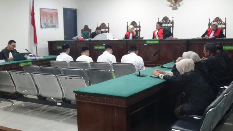 Tuntutan Hukuman 4 Terdakwa Kasus Dugaan Korupsi di Setwan Kaur TA 2023