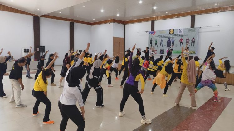 Sahabat Kito Manajemen dan J-Trip Bengkulu Cari Bibit Atlet Aerobik di Ajang Desember Ceria