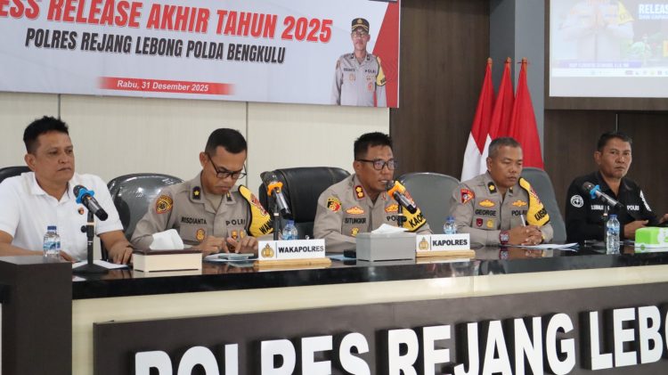 Polres Rejang Lebong Tahan 197 Orang Sepanjang Tahun 2025