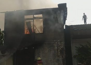 Hari Pertama 2026, Rumah ASN Pemkab Bengkulu Tengah Terbakar