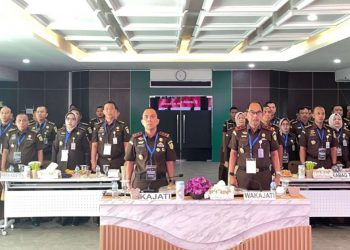 Kejaksaan Tinggi Bengkulu Mengikuti Rapat Kerja Nasional Kejaksaan RI Tahun 2026