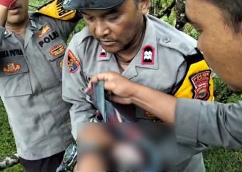 Penemuan Bayi Perempuan di Pinggir Sungai Padang Guci Tanpa Pakaian dan Kehujanan