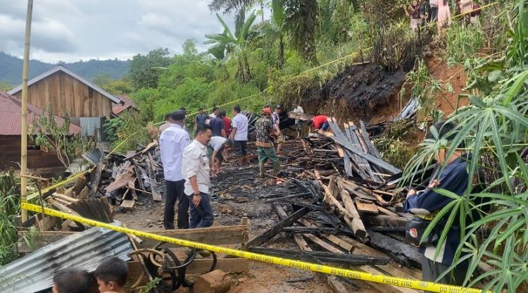 Peristiwa Kebakaran Rumah di Lebong, Barang Berharga Tak Selamat