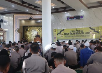 Peringatan Isra Miraj 1447 H di Polda Bengkulu Jadi Momentum Penguatan Iman dan Integritas