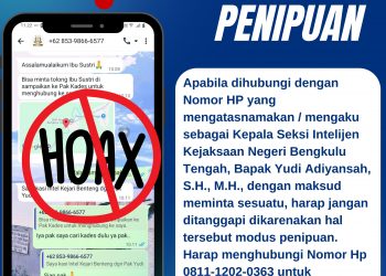 Kades Tertipu Rp10 Juta Akibat Ulah Oknum Catut Nama Kasi Intel Kejari Bengkulu Tengah