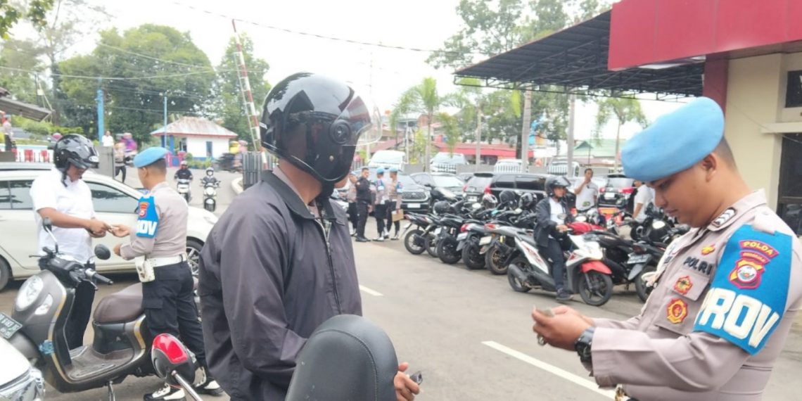 17 Personel Terjaring Operasi Gaktibplin Bidpropam Polda Bengkulu