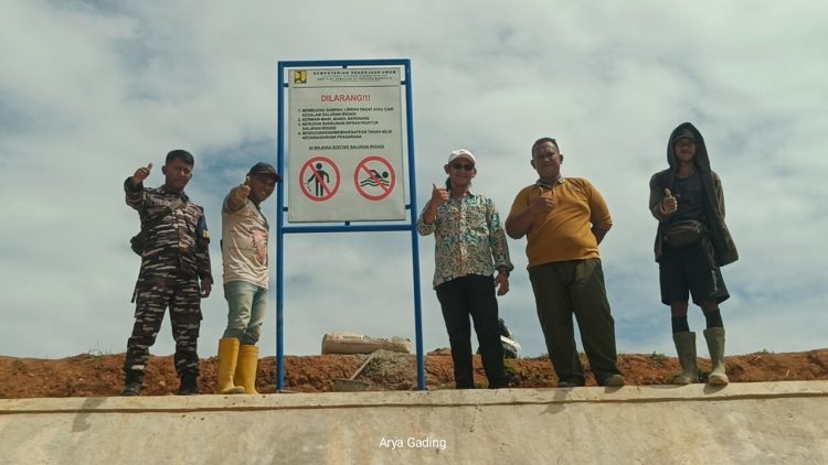 Saluran Irigasi Bendung Air Seluma Viral, BWSS VII Bengkulu Pasang Rambu Peringatan