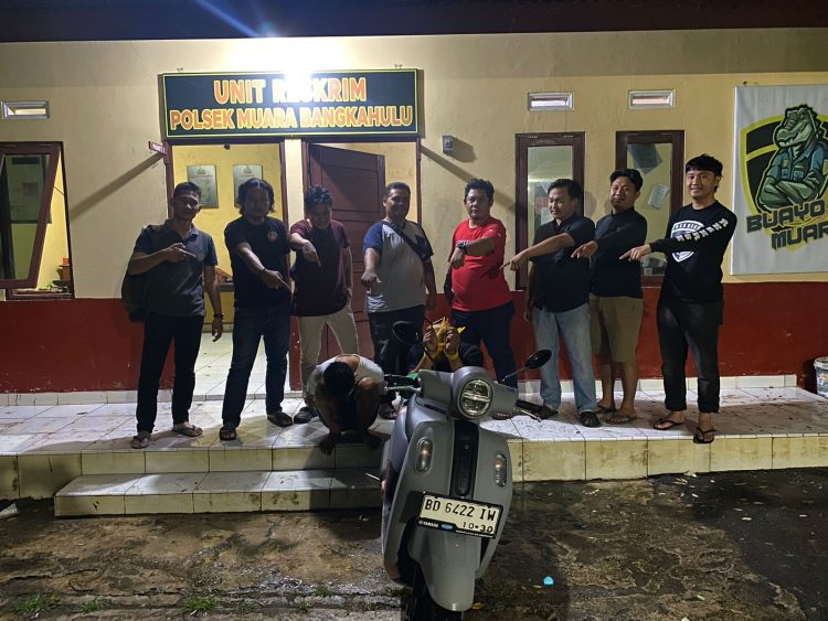 Polsek Muara Bangkahulu Tangkap 2 Pencuri Motor TKP Pesantren Beringin Raya