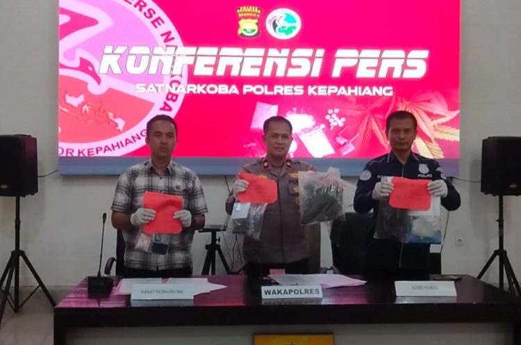 Polres Kepahiang Tangkap 5 Tersangka Narkotika, Satu Orang Status Residivis