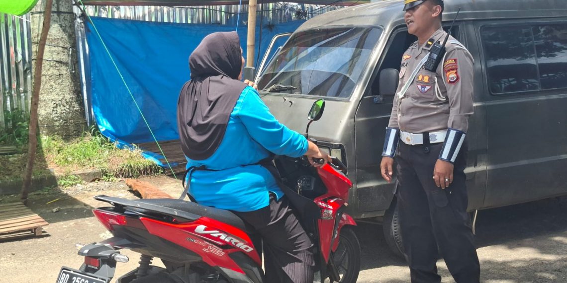 Satlantas Polresta Bengkulu Gelar Razia Kendaraan di Kawasan Jalan Cendana