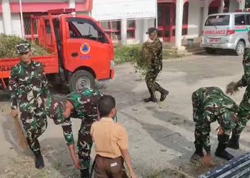 Kodim 0425/Seluma Gelar Korve di Alun-alun Kota Tais