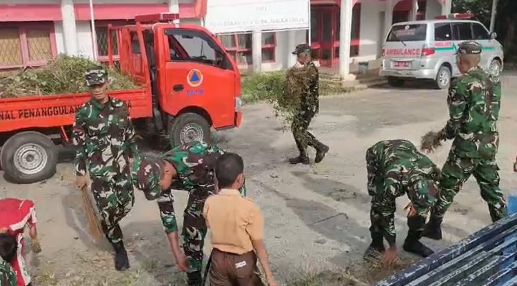 Kodim 0425/Seluma Gelar Korve di Alun-alun Kota Tais