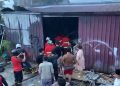 Gudang Dekorasi di Perumahan Indo Tama Curup Tengah Terbakar