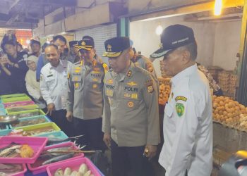 Kapolda Bengkulu Pimpin Sidak Satgas Saber Pangan di Pasar Minggu