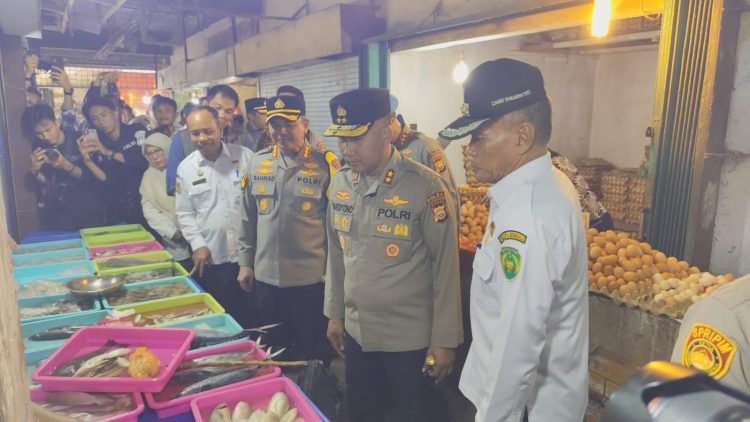 Kapolda Bengkulu Pimpin Sidak Satgas Saber Pangan di Pasar Minggu