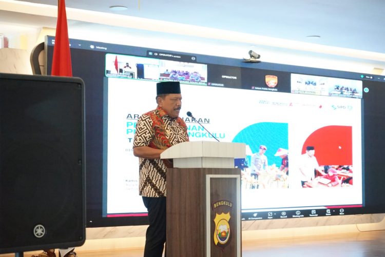 Wagub Mian Paparkan 21 Program Unggulan Saat Rapim di Polda Bengkulu