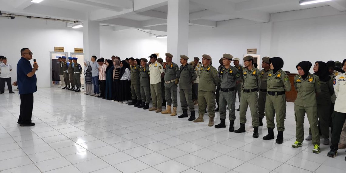 Satpol PP Kota Bengkulu Gelar Apel Disiplin dan Skrining HIV, Kasat Pol PP Pertama Diskrining