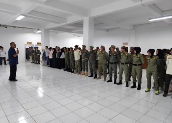 Satpol PP Kota Bengkulu Gelar Apel Disiplin dan Skrining HIV, Kasat Pol PP Pertama Diskrining