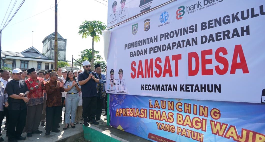 Peluncuran Samsat Desa di Ketahun Kabupaten Bengkulu Utara