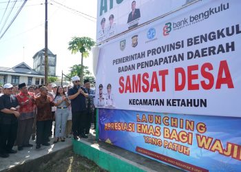Peluncuran Samsat Desa di Ketahun Kabupaten Bengkulu Utara
