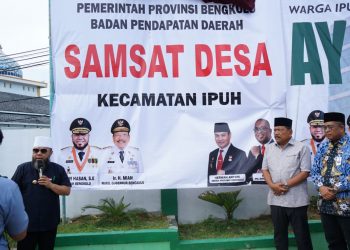 Gubernur Bengkulu Luncurkan Program Samsat Desa di Ipuh Kabupaten Mukomuko, Pelayanan Pemprov Bengkulu Kini Jangkau Desa