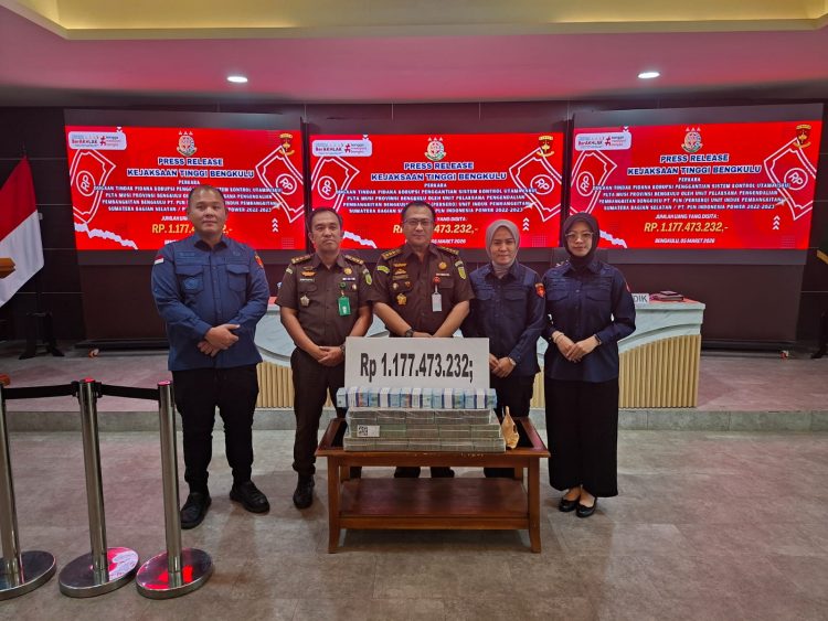 Perkara Dugaan Korupsi PLTA Musi, Kejati Terima Uang Titipan Rp 1,1 Miliar