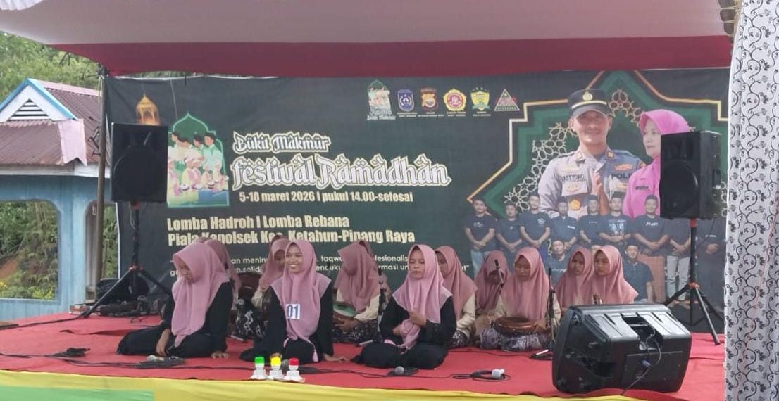 Dekatkan Polisi dengan Santri, Polsek Ketahun Gelar Festival Ramadan di Bukit Makmur