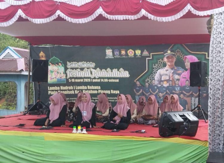 Dekatkan Polisi dengan Santri, Polsek Ketahun Gelar Festival Ramadan di Bukit Makmur